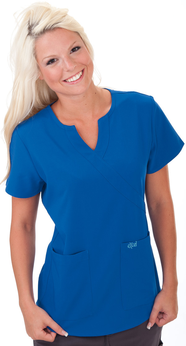  Marilyn Monroe Stretch V-Neck Piping Medical Scrub Top with  Multiple Pockets, Black, XS: Clothing, Shoes & Jewelry